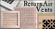 return air vents, filtered and unfiltered return air vent for floor, wall, or ceiling