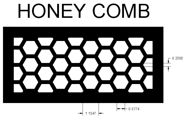 honeycomb air vent specs